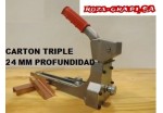 0020124 GRAPADORA MANUAL CARTON TRIPLE 24 MM