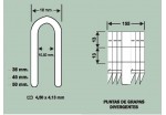 0033FG0938 GRAPAS TIPO U GRAMPILLON 38 MM.