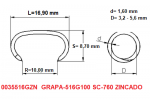 0035516GZN GRAPA ZN CL-12 516G100 SC-760 ZINCADO 