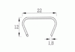 SIM-4360251 GRAPA HR-22 GALV BLISTER 1000