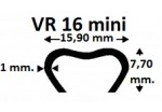 0035L16 GRAPA VR-16 MINI  GALVANIZADA (LIG-16) OMEGA
EMBALAJE 60.000 UDS.