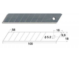 150900 CUCHILLA CUTTER 18 MM.(10Und.)