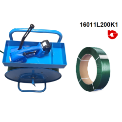 16011L200K1 KIT1 FLEJADORA BATERIA L200 
CARGADOR + BATERIA + CARRO +  BOBINA FLEJE PET 