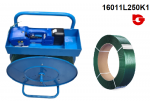 16011L16K1 KIT1 FLEJADORA BATERIA L16 + CARRO + BOBINA FLEJE PET