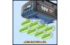 16011L2V1 FLEJADORA BATERIA V1 PET 13 A 16 MM. 
CARGADOR + BATERIA