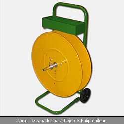 1603BB CARRO DEVANADOR FLEJE  PP-PET BB
BOBINAS DE Ø 150-200-280-406