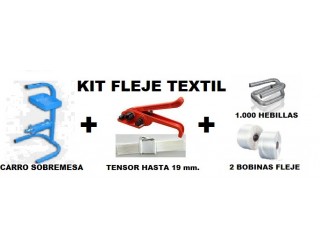 1606KIT16B KIT FLEJE TEXTIL 16 MM. SOBREMESA