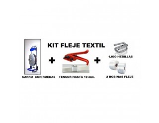 1606KIT16R KIT FLEJE TEXTIL 16 MM. CARRO RUEDAS