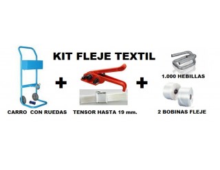 1606KIT16S KIT FLEJE TEXTIL 16 MM. CARRO RUEDAS