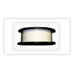 210ST3 CLIP PLASTICO MASCARILLAS 3 MM PET SIN ALAMBRE BOBINA 2.500 MTS. BLANCO