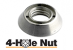DTORSEG015 Tornillo de Seguridad 4-Hole Nut