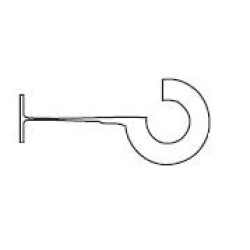 46-08901-2 Standard Hooks (polypropylene)- 1.0''''/25mm