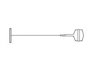 46-10670 Fine_Fabric_Paddle_Fastener (polypropylene) - 1.7''''/44mm