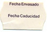 5322FEFC ETIQUETA OPEN EN ROLLO MAQUINAS 26X16
 F.ENVASADO-F.CADUCIDAD