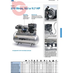 AB-1121440119 PISTON COMPRESSOR EngineAIR ABAC engineAIR 12/270 10 ES Petrol