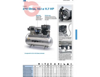 AB-1121440119 PISTON COMPRESSOR EngineAIR ABAC engineAIR 12/270 10 ES Petrol