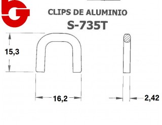 CL15S735 CLIP S735-T