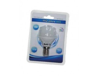 CLALU503120 BOMBILLA ESFERICA LED 6W (E14) 6000K 500Lm