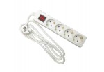 CLAZE0104 REGLETA CON INTERRUPTOR 4 TOMAS CABLE 1,5M