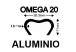 CLAGR001000A GRAPA OMEGA A-20 VR-20 ALUMINIO