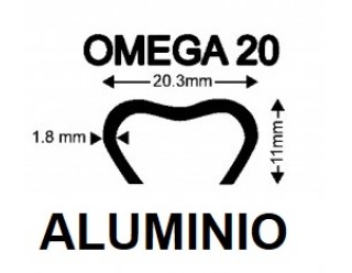 CLAGR001000A GRAPA OMEGA A-20 VR-20 ALUMINIO