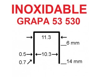 CLAGR0530INOX GRAPA 530 (JT21) INOXIDABLE 