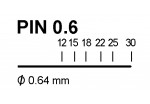 CLAPU06 PIN ALFA S/C 0.6