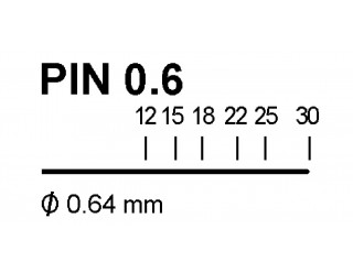 CLAPU06 PIN ALFA S/C 0.6