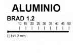 CLAPV12ALUM CLAVO BRAD GN 1.2 FUSION F-18 ALUMINIO