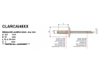 CLARCAI48XX REMACHE ALA 14 MM ACERO INOX  Aisi 304  Ø4,8 DE 10 A 18 MM **ESPECIAL JAMONES**