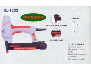 002530EL12 MAQUINA ELECTRICA EL-1232
CLAVO 12  DESDE 15 A 30 MM.