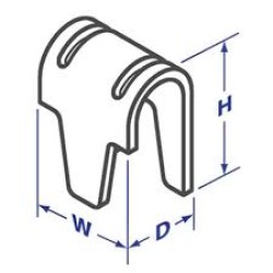 VER-H40222 CLIP #85A18R 11771/RL-ROLLS 