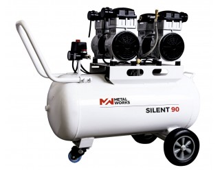 COM-458804090  Compresor Silent 90-4pro sin aceite 90L 4HP