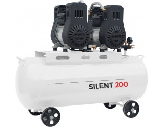 COM-458804200 COMPRESOR SILENT 200 SILENCIOSO SIN ACEITE 200L 6 HP