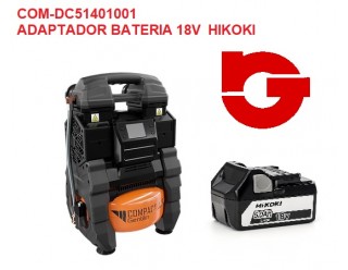 COM-DC51401001 ADAPTADOR 18V BATERIA HIKOKI COMPRESOR DC100/05