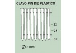 FA-CPN CLAVO PLASTICO  Ø 2,0 MM.