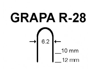 CLAGR002812 GRAPA CABLE R-28 U ( CT-45)  11 MM.
