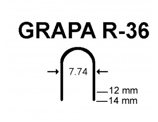 CLAGR003612D GRAPA RAPID 36 - 12mm DIVERGENTE