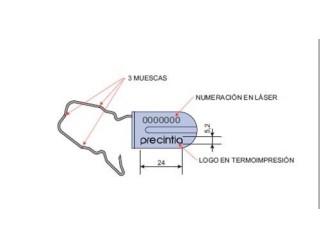 SEG20DSEAL PRECINTO SEGURIDAD D-SEAL BIDONES 