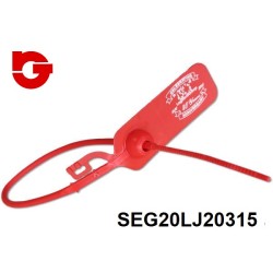 SEG20LJ20315 PRECINTO SEGURIDAD NUMERADA LJ-20 315 CILINDRICO 2X315 mm.