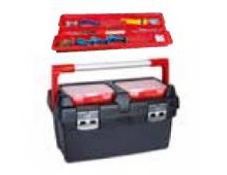 TAY167003 Caja herramientas profesional plástico cierres aluminio nº 600