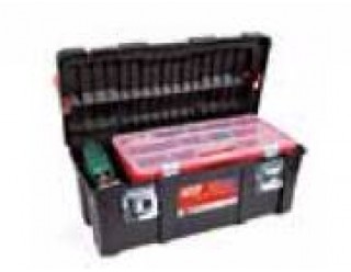 TAY173004 Caja herramientas profesional plástico cierres aluminio nº 650-E