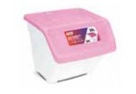 TAY417597 Contenedor multiusos 30 L. color rosa