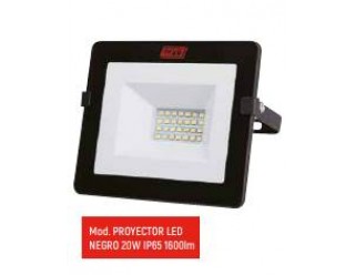 TAY511608 Proyector Led negro 20W IP65 1600 lm