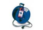 TAY766008 Enrollacable IP55 3 BASES 2P+T con termostato y tapa 50m. 3500W 3x1''5