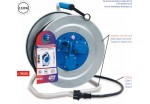 TAY766503 Enrollacable IP55 3 BASES 2P+T con termostato y tapa 50m. 3500W 3x1''5 con cable goma neopreno