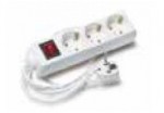TAY801600 Base múltiple 3 BASES 2P+T con interruptor 3x1´5