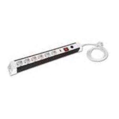 TAY816604 Base múltiple 6 BASES 2P+T con interruptor y protección sobre-tensión 3x1´5