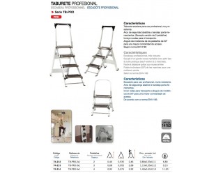 VGA7431705 ESCALERA PLEGABLE ALMACEN 2,45 MT.