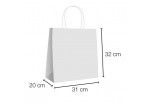 UN19.40.210 Bolsas papel asa rizada take away 31x20x32 cm